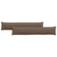 Sofapuder 2 pcs Brun 200 x 40 cm Stof