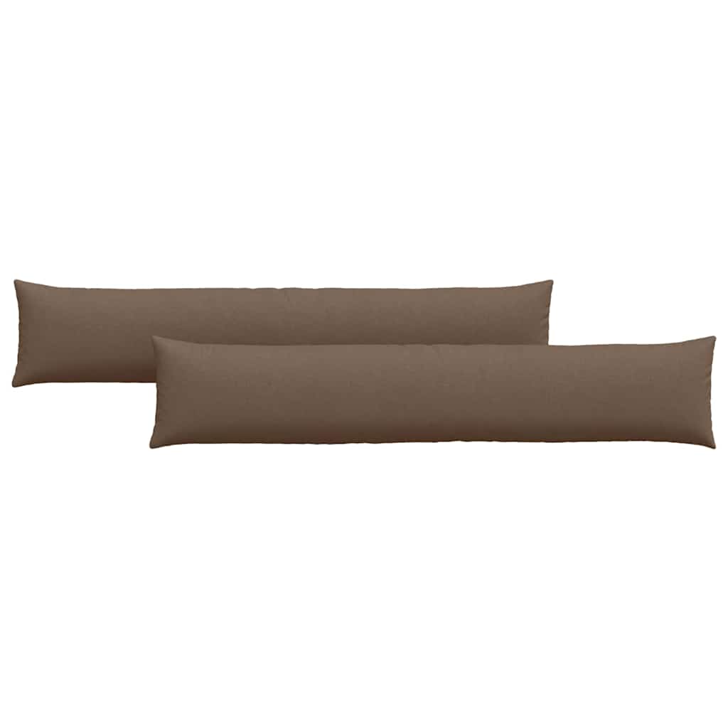 Sofapuder 2 pcs Brun 200 x 40 cm Stof