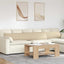 Sofapuder 2 pcs Creme 200 x 40 cm Stof