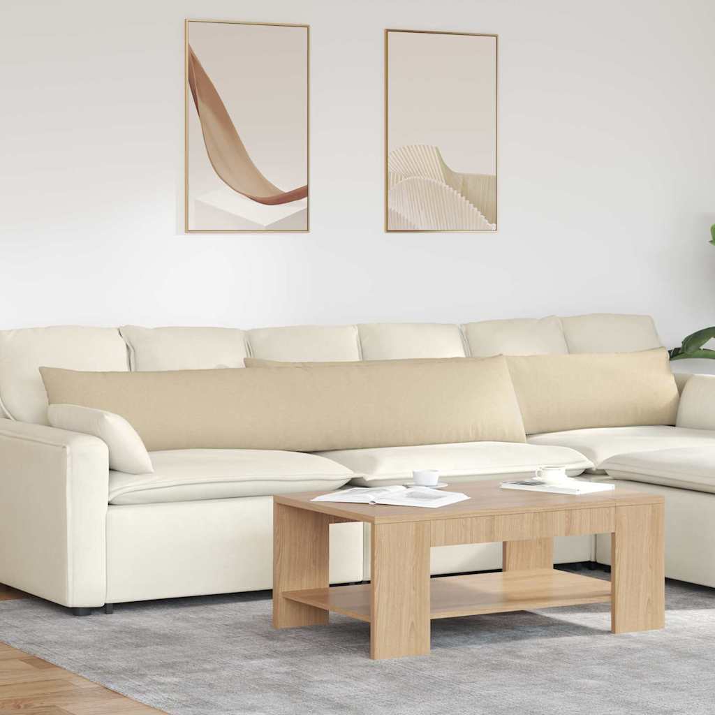 Sofapuder 2 pcs Creme 200 x 40 cm Stof