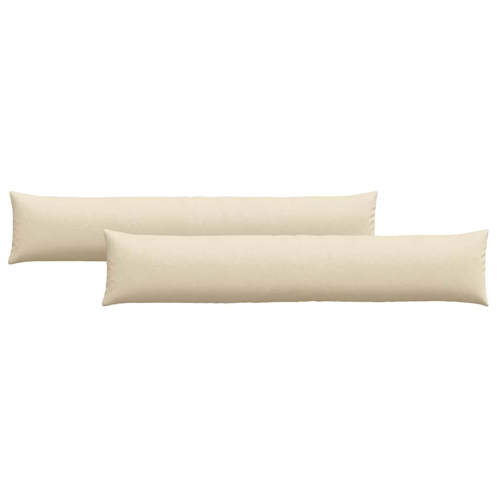 Sofapuder 2 pcs Creme 200 x 40 cm Stof