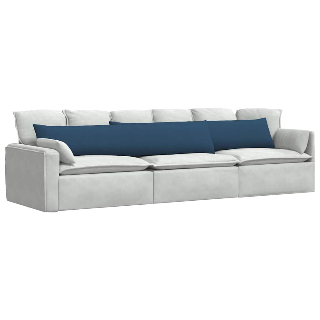 Sofapuder 2 pcs Blå 200 x 40 cm Stof