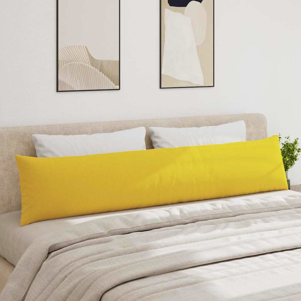Sofapuder 2 pcs Lys Gul 200 x 40 cm Stof