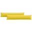 Sofapuder 2 pcs Lys Gul 200 x 40 cm Stof