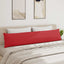 Sofapuder 2 pcs Rød 200 x 40 cm Stof