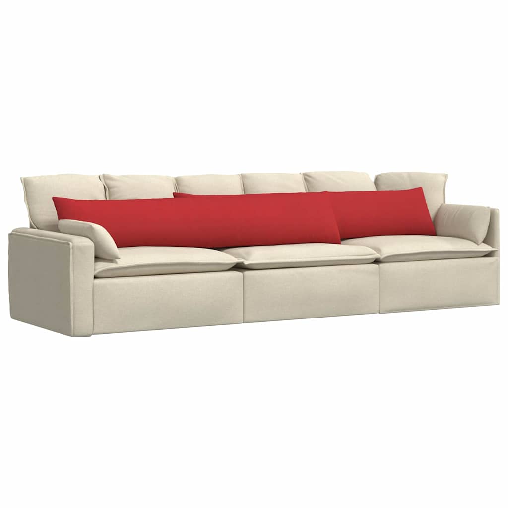 Sofapuder 2 pcs Rød 200 x 40 cm Stof