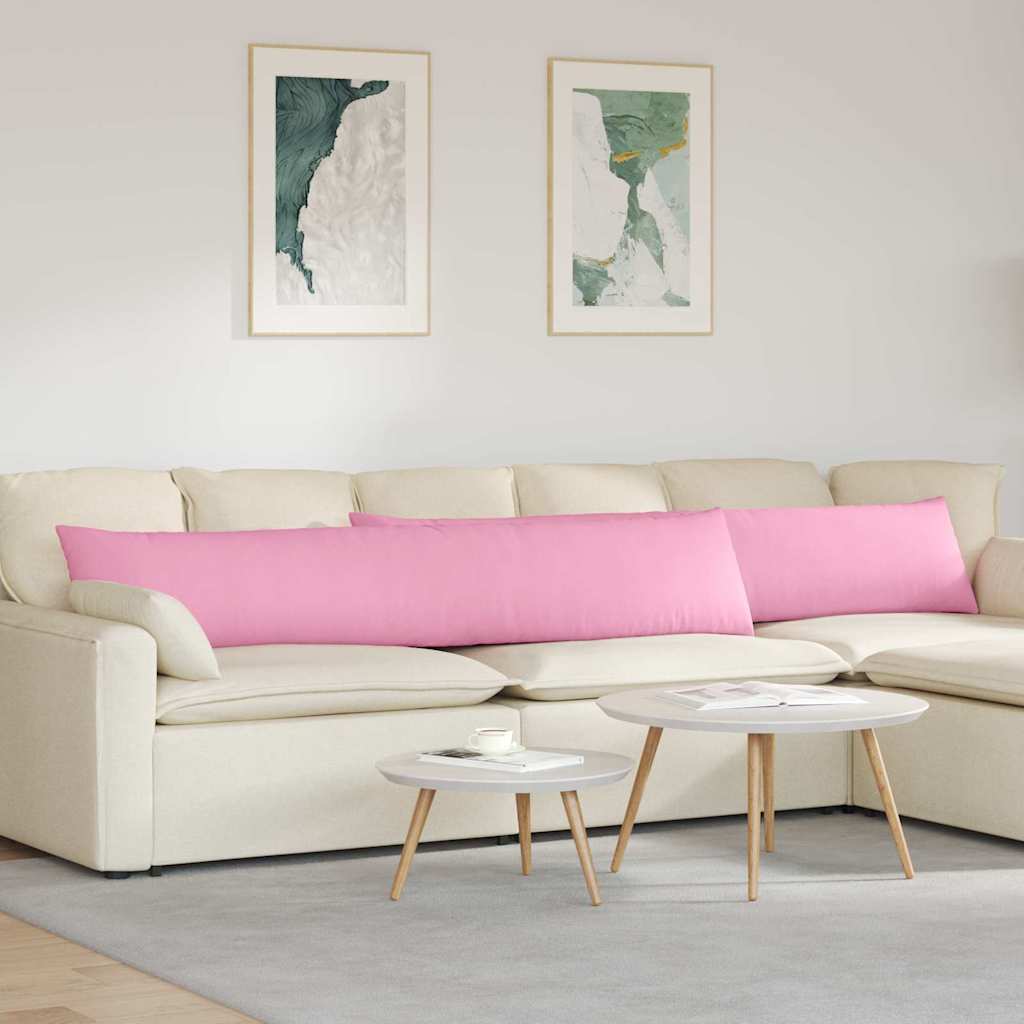 Sofapuder 2 pcs Lyserød 200 x 40 cm Stof