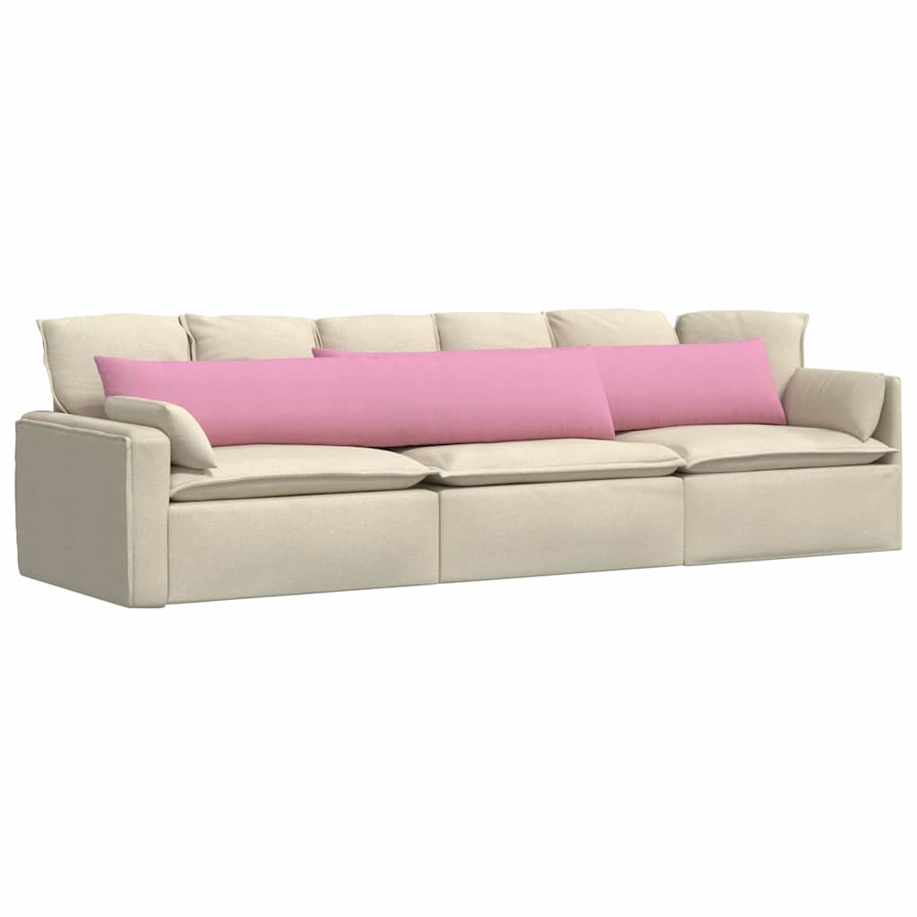Sofapuder 2 pcs Lyserød 200 x 40 cm Stof