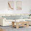 Sofapuder 2 pcs Lysegrå 200 x 40 cm Velourstof