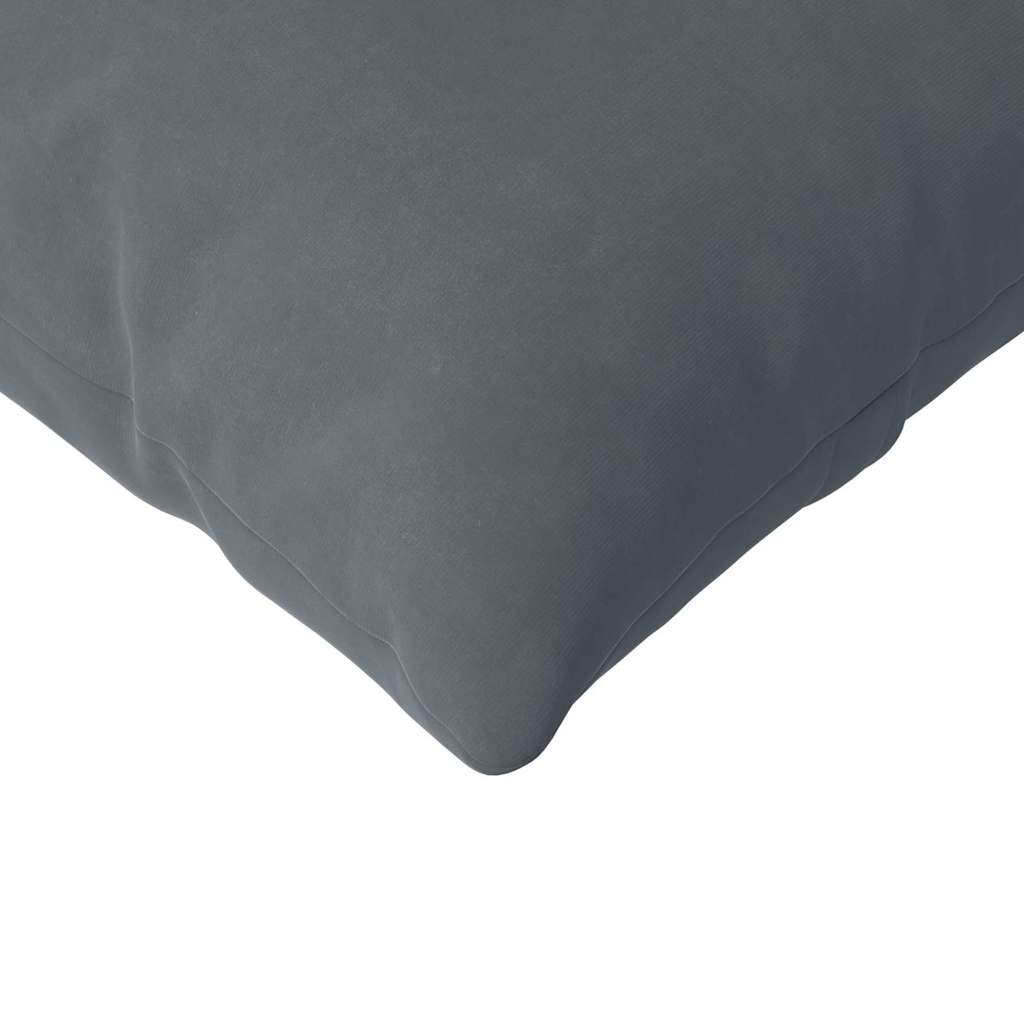 Sofapuder 2 pcs Mørkegrå 200 x 40 cm Velourstof