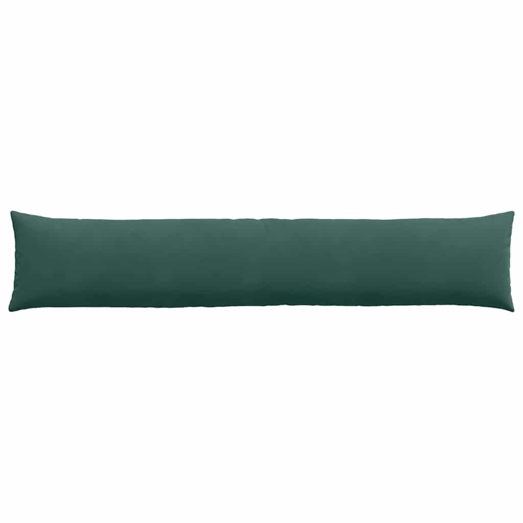 Sofapuder 2 pcs Mørkegrøn 200 x 40 cm Velourstof