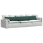 Sofapuder 2 pcs Mørkegrøn 200 x 40 cm Velourstof