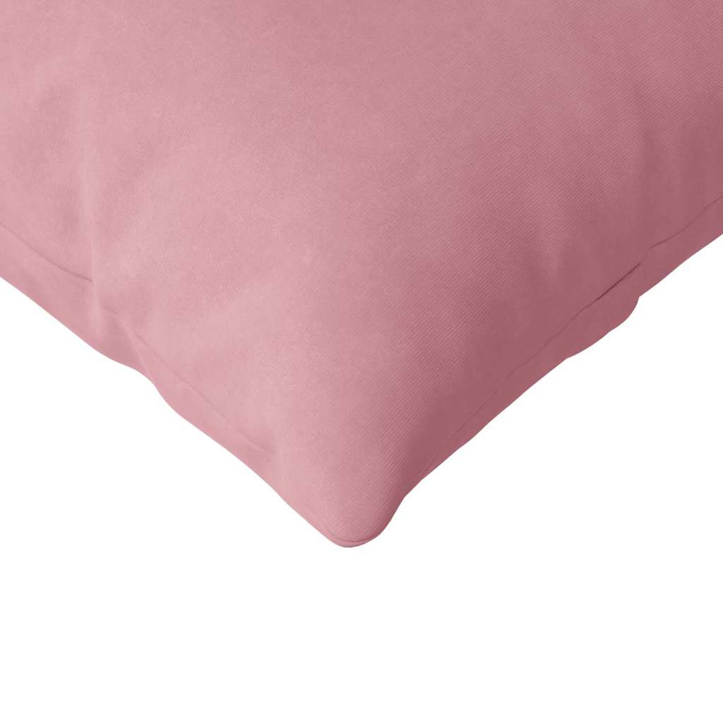 Sofapuder 2 pcs Lyserød 200 x 40 cm Velourstof