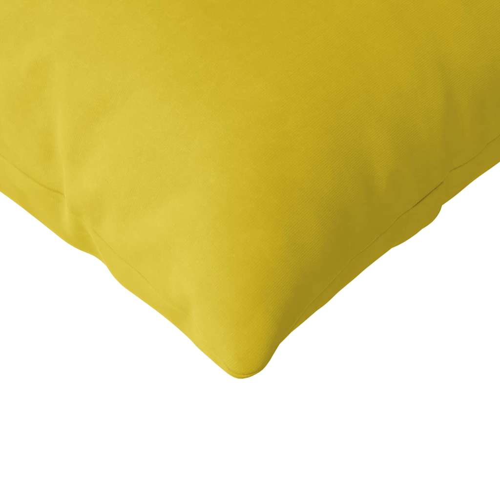 Sofapuder 2 pcs Gul 200 x 40 cm Velourstof