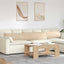 Sofapuder 2 pcs Creme 200 x 40 cm Stof