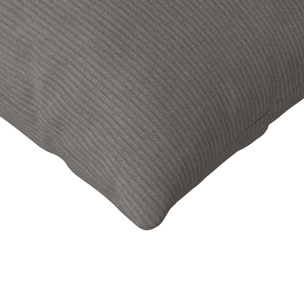 Sofapuder 2 pcs Lysegrå 200 x 40 cm Velourstof