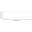 Sofapuder 2 pcs Grågrøn 200 x 40 cm Velourstof