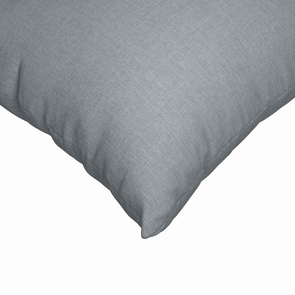 Sofapuder 2 pcs Lysegrå 45 x 45 cm Stof