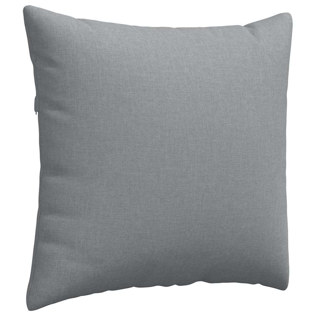 Sofapuder 2 pcs Lysegrå 45 x 45 cm Stof