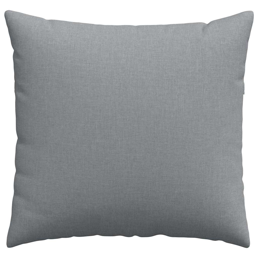 Sofapuder 2 pcs Lysegrå 45 x 45 cm Stof