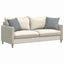 Sofapuder 2 pcs Lysegrå 45 x 45 cm Stof