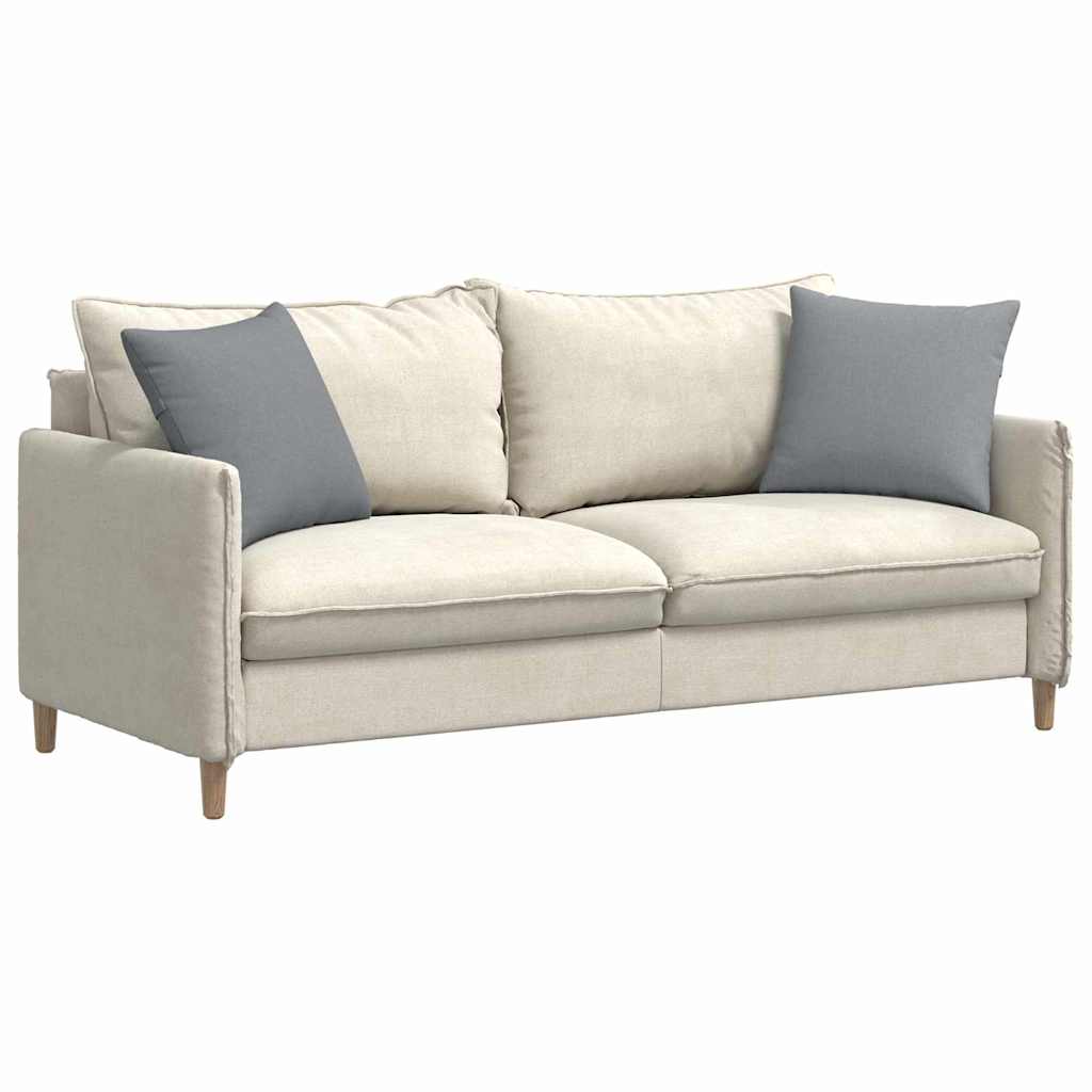 Sofapuder 2 pcs Lysegrå 45 x 45 cm Stof