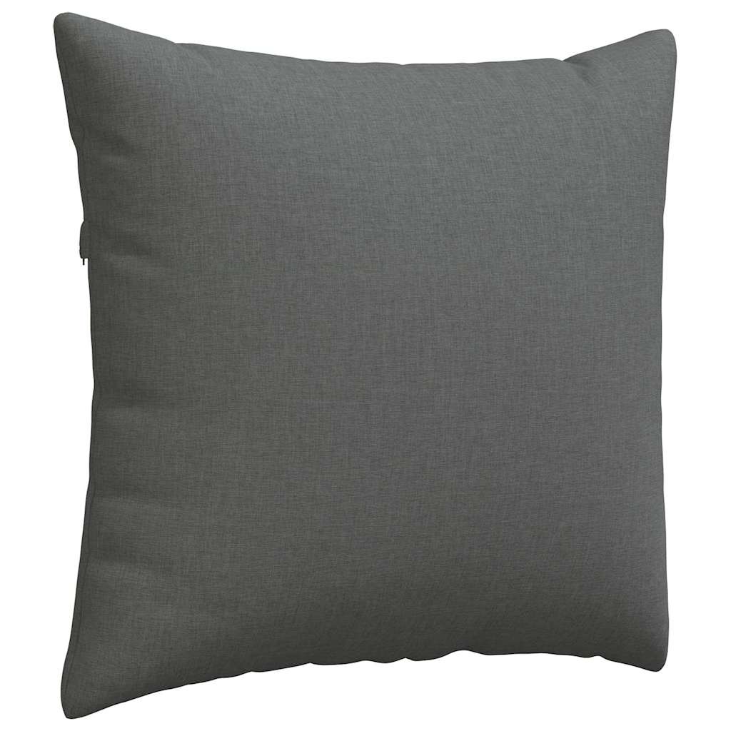 Sofapuder 2 pcs Mørkegrå 45 x 45 cm Stof
