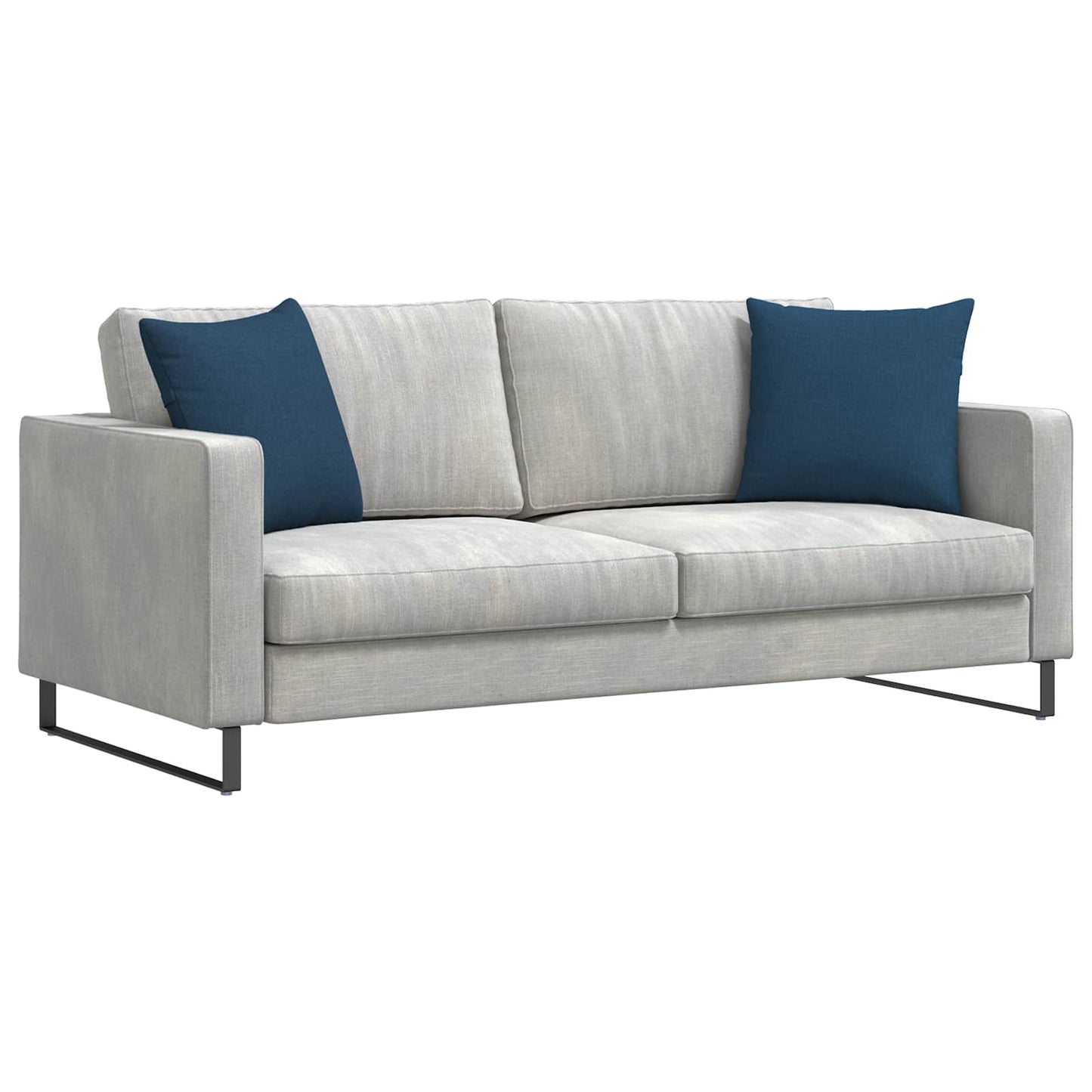 Sofapuder 2 pcs Blå 45 x 45 cm Stof