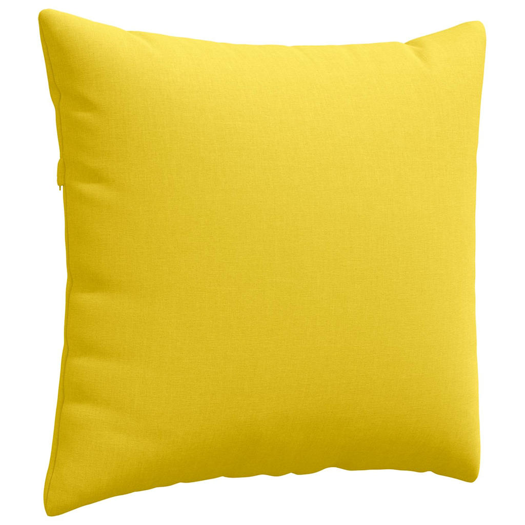 Sofapuder 2 pcs Lys Gul 45 x 45 cm Stof