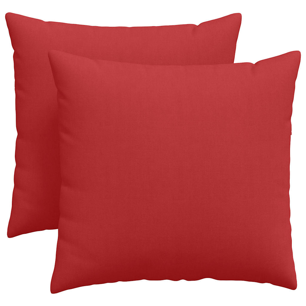 Sofapuder 2 pcs Rød 45 x 45 cm Stof