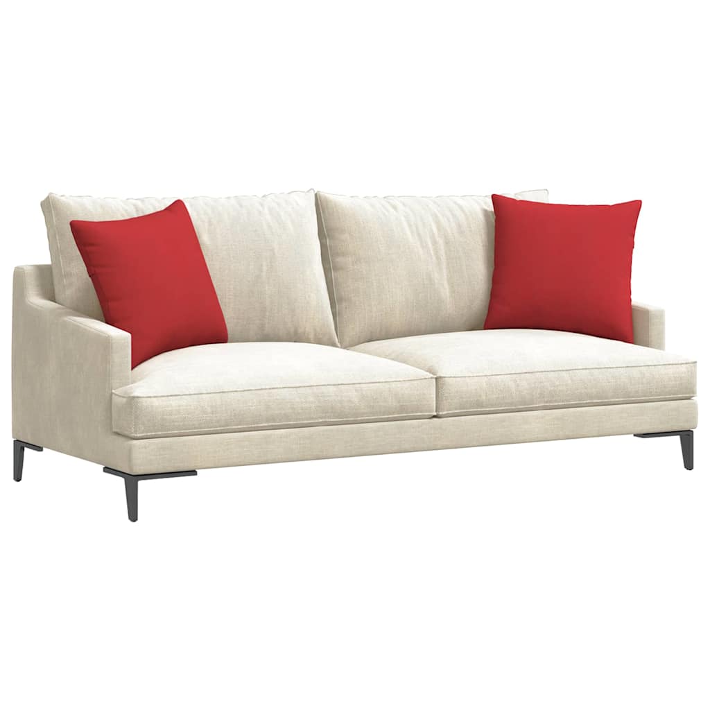 Sofapuder 2 pcs Rød 45 x 45 cm Stof