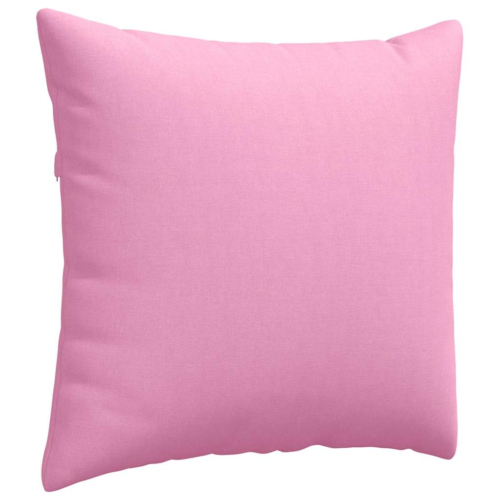 Sofapuder 2 pcs Lyserød 45 x 45 cm Stof