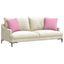 Sofapuder 2 pcs Lyserød 45 x 45 cm Stof