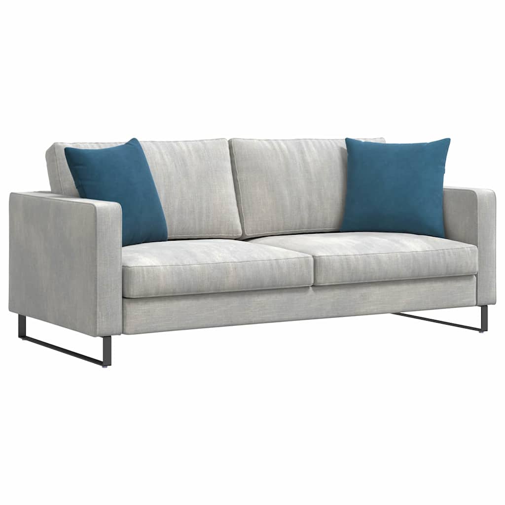 Sofapuder 2 pcs Blå 45 x 45 cm Velourstof