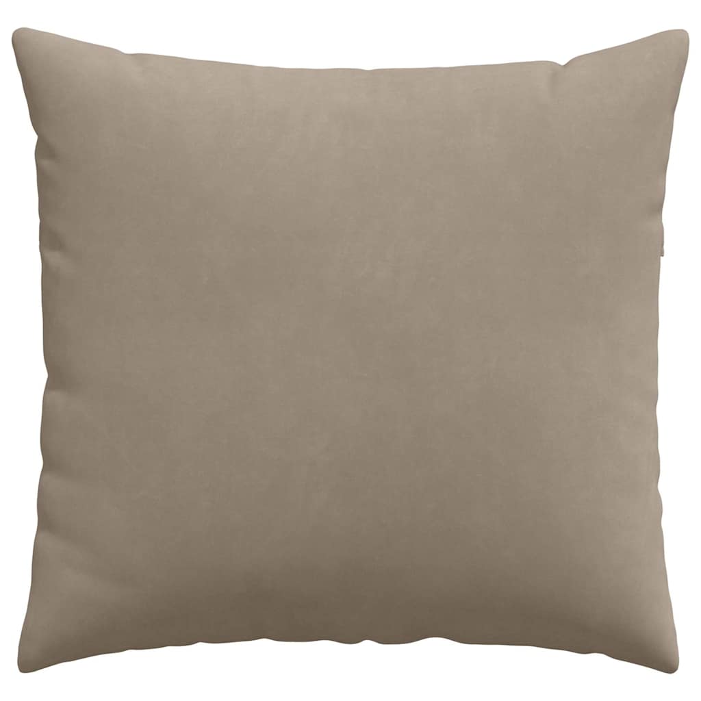 Sofapuder 2 pcs Gråbrun 45 x 45 cm Stof