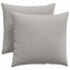 Sofapuder 2 pcs Lysegrå 45 x 45 cm Stof