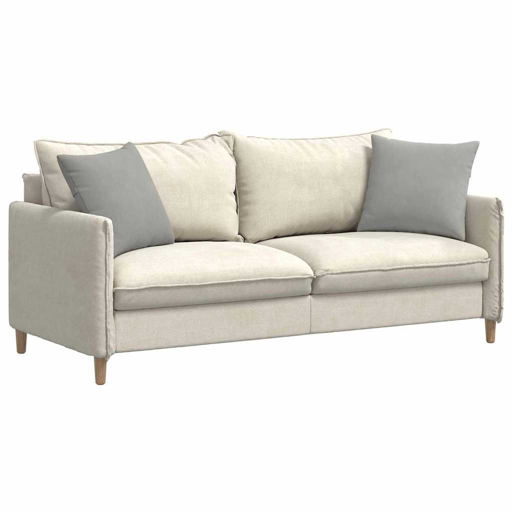 Sofapuder 2 pcs Lysegrå 45 x 45 cm Stof
