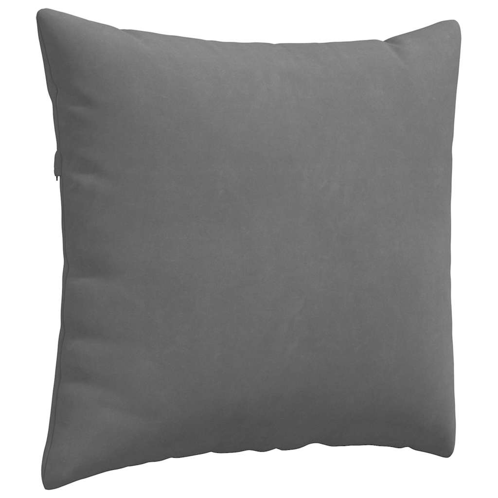 Sofapuder 2 pcs Mørkegrå 45 x 45 cm Stof