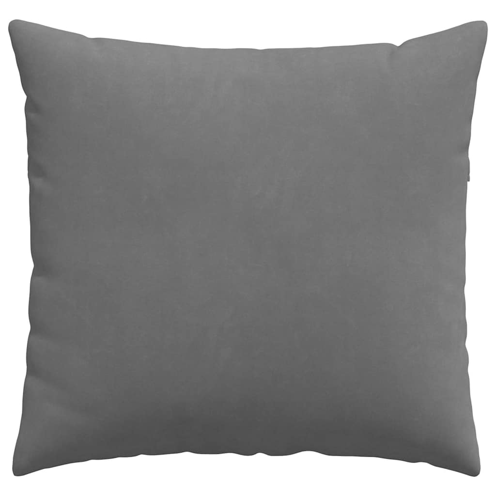 Sofapuder 2 pcs Mørkegrå 45 x 45 cm Stof
