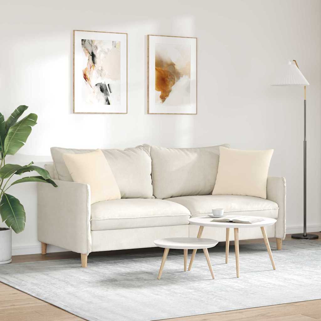 Sofapuder 2 pcs Beige 45 x 45 cm Stof