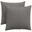 Sofapuder 2 pcs Lysegrå 45 x 45 cm Velourstof