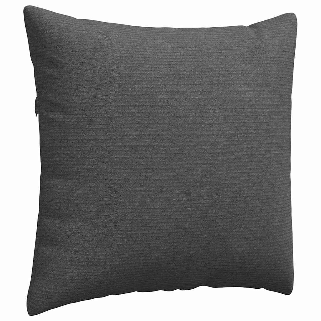 Sofapuder 2 pcs Mørkegrå 45 x 45 cm Velourstof
