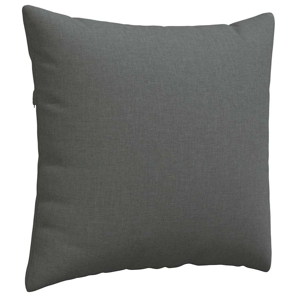 Sofapuder 2 pcs Mørkegrå 50 x 50 cm Stof