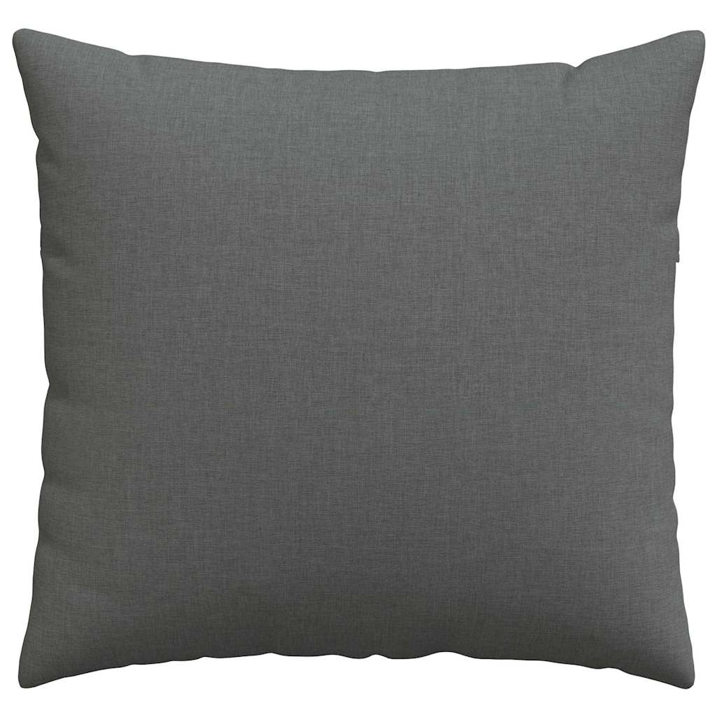 Sofapuder 2 pcs Mørkegrå 50 x 50 cm Stof