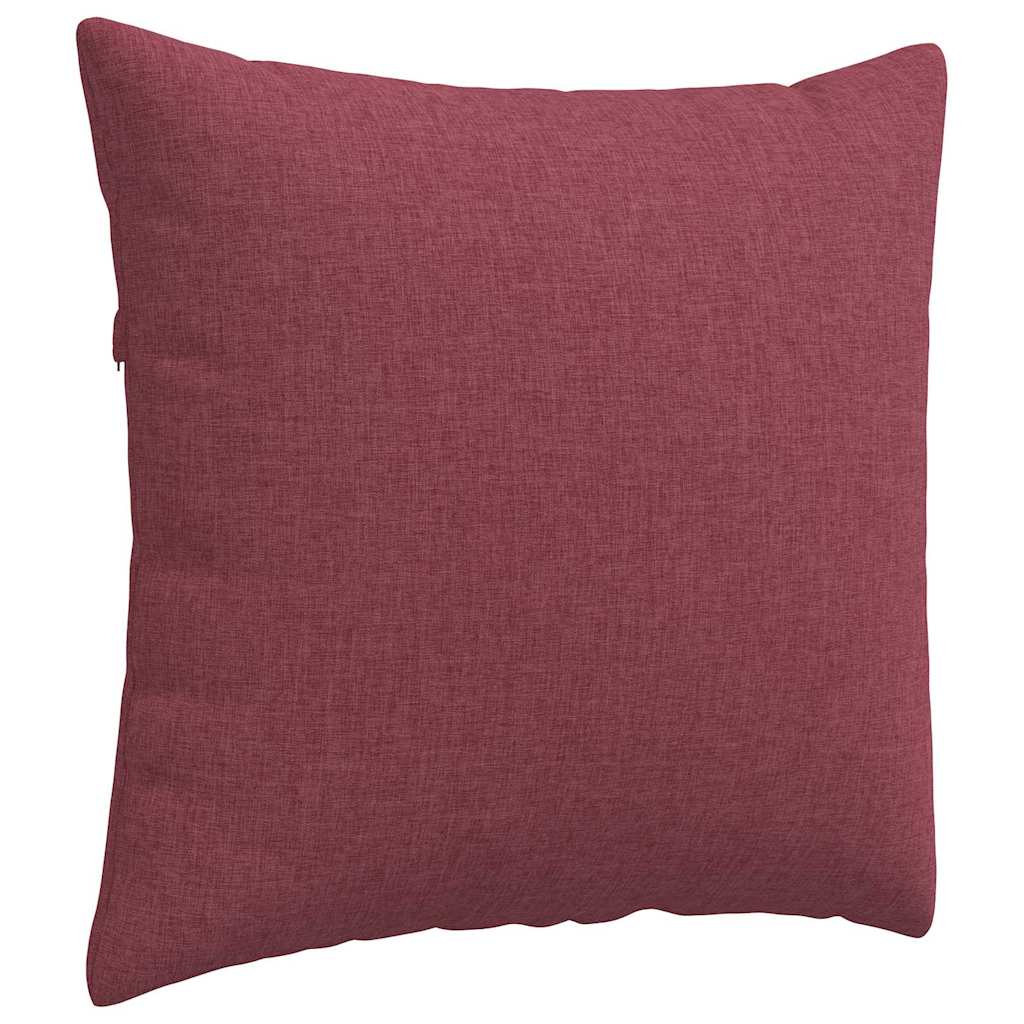 Sofapuder 2 pcs Vinrød 50 x 50 cm Stof
