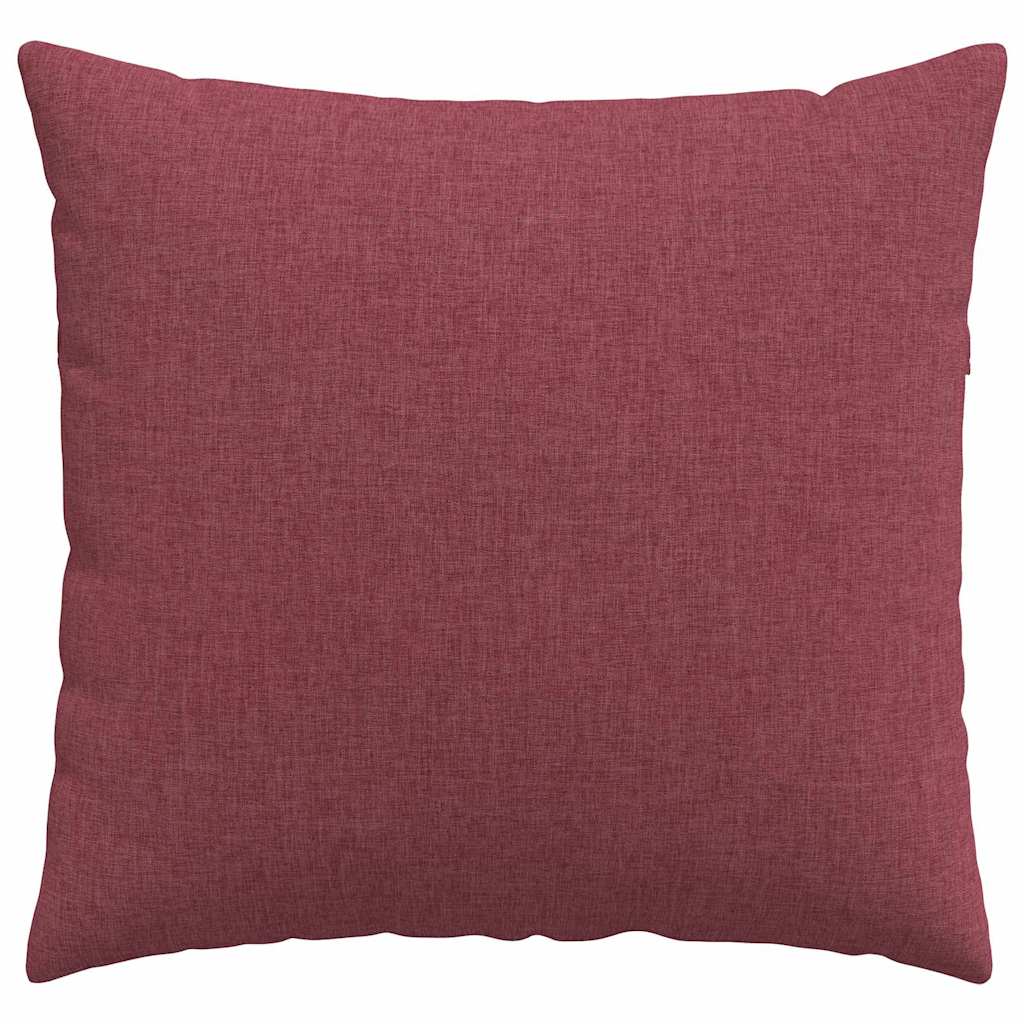 Sofapuder 2 pcs Vinrød 50 x 50 cm Stof