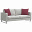 Sofapuder 2 pcs Vinrød 50 x 50 cm Stof