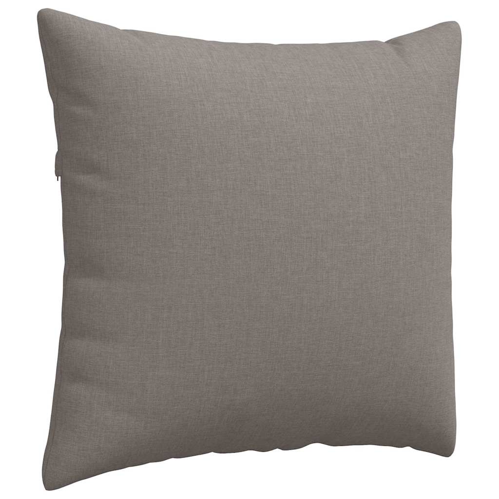 Sofapuder 2 pcs Gråbrun 50 x 50 cm Stof