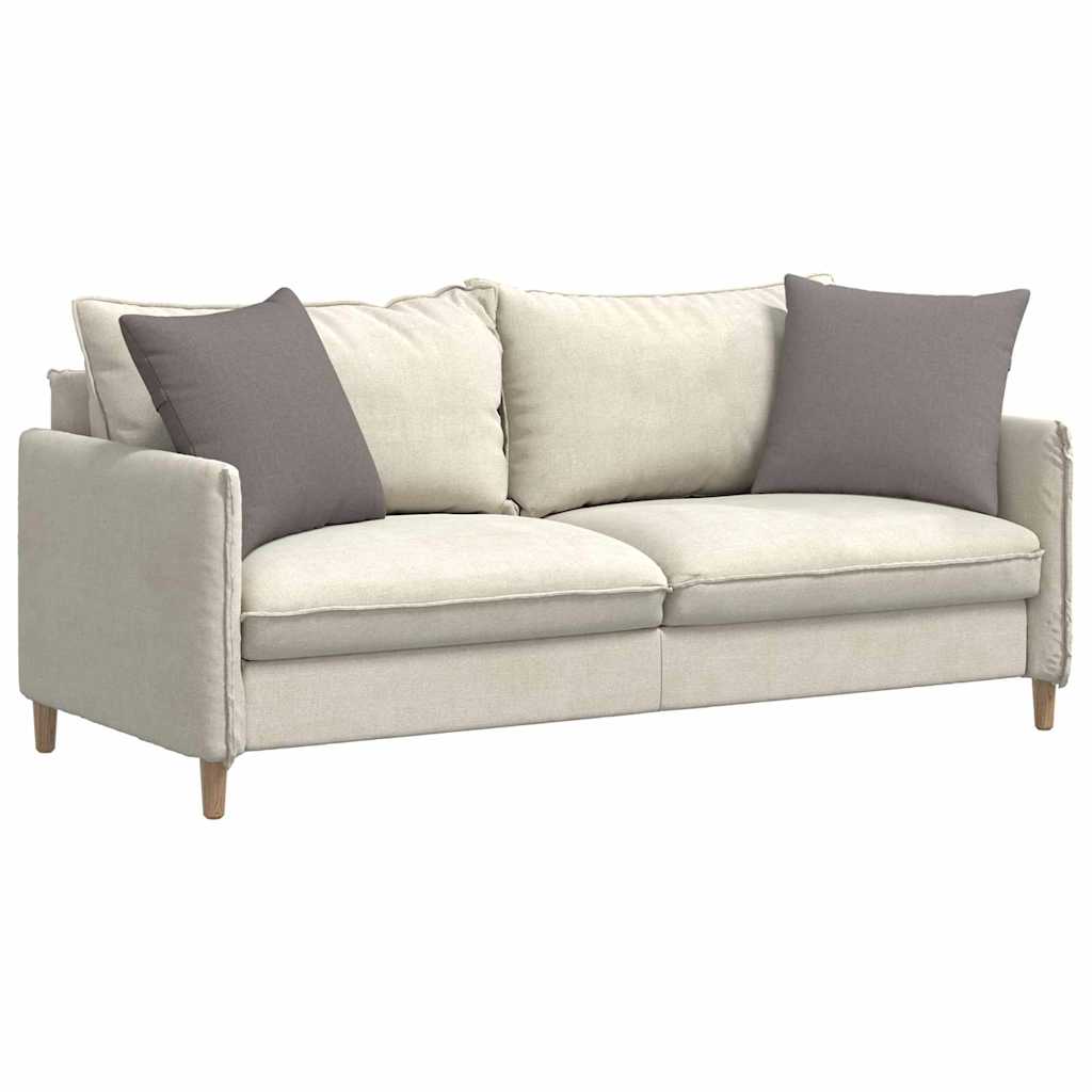 Sofapuder 2 pcs Gråbrun 50 x 50 cm Stof