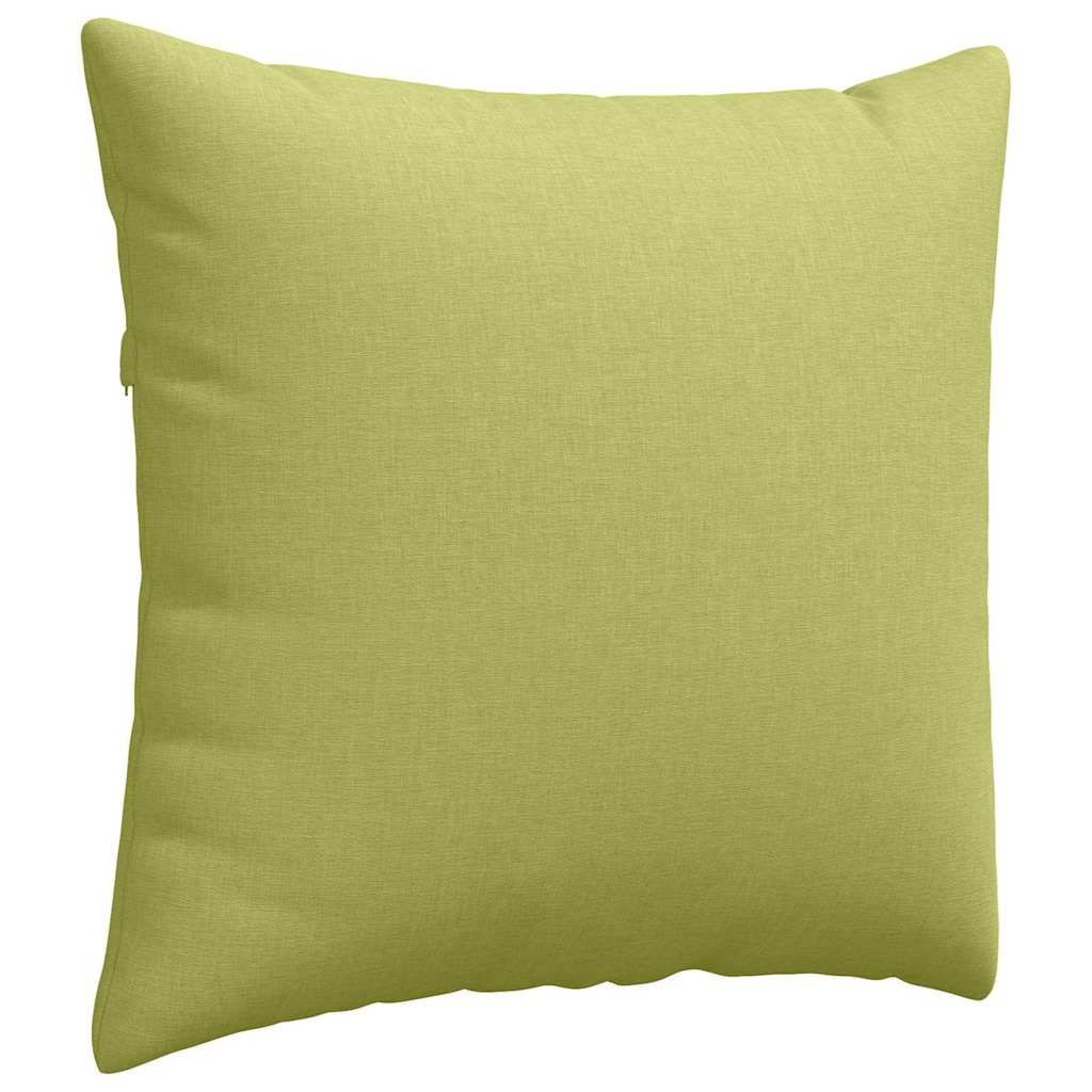 Sofapuder 2 pcs Lys grøn 50 x 50 cm Stof